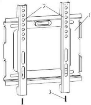 Pyle PSW446F - Fixed Flat Panel TV Bracket - 2
