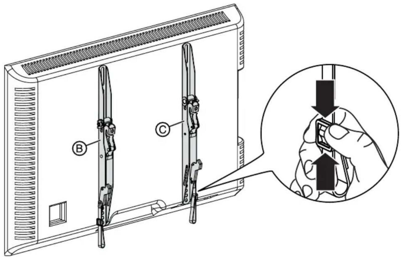 Dynex DX-TVMLPTB03 - STEP 4 - Adjust the length of the straps - 1