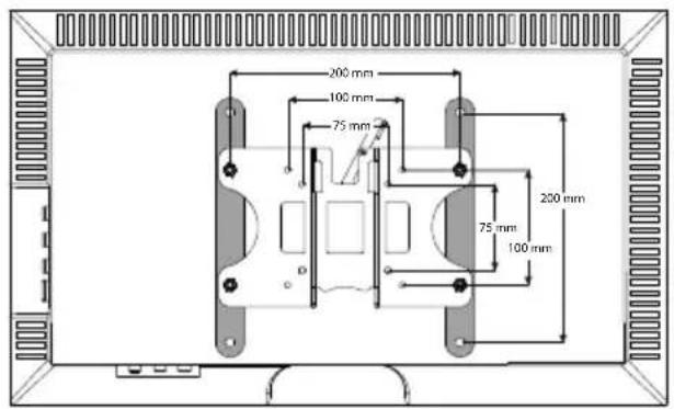 Dynex DX-RTVM112 - STEP 1 - Determining the hole pattern on your TV - 1