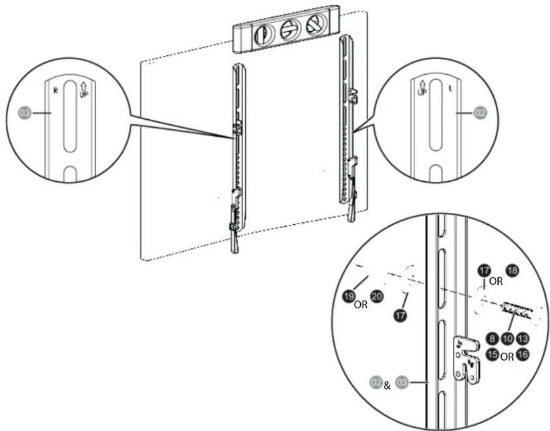 Dynex DX-DRTVL103 - Step 6 - Option 2: Installing for a TV with an irregular or obstructed back - 1