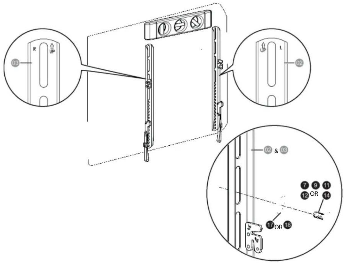Dynex DX-DRTVL103 - Step 6 - Option 1: Installing on a TV with a flat back - 1