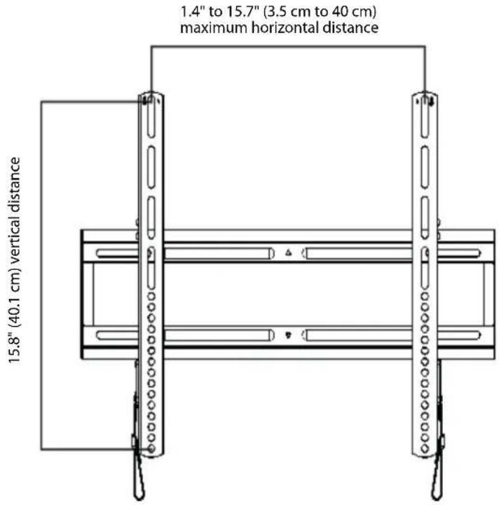 Dynex DX-DRTVL103 - TVs the wall mount fits - 1