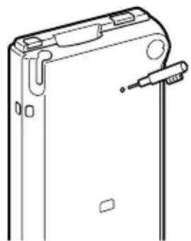SONY Clié PEG-S320 - Performing a soft reset - 2