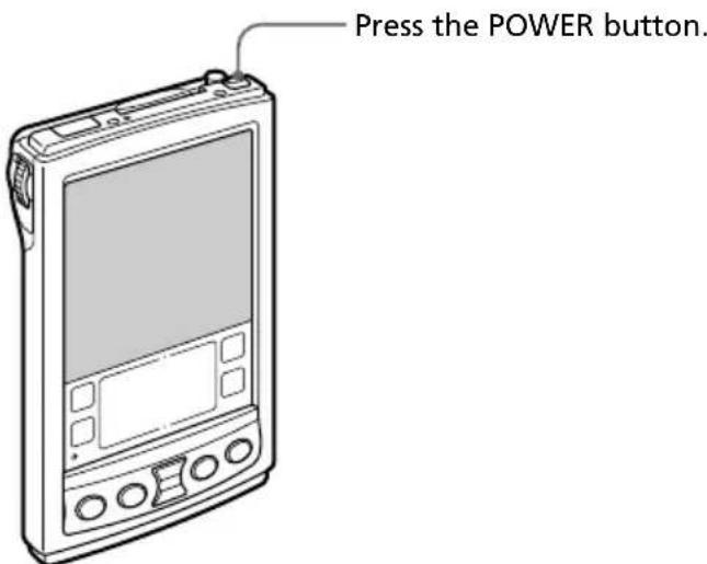 Press the POWER button.