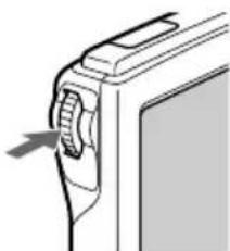 SONY Clié PEG-S320 - Pressing the Jog Dial navigator - 1