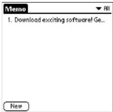 Memo 1. Download exciting software! Ge... New