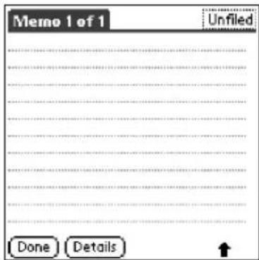 Memo 1 of 1 Unfiled Done Details