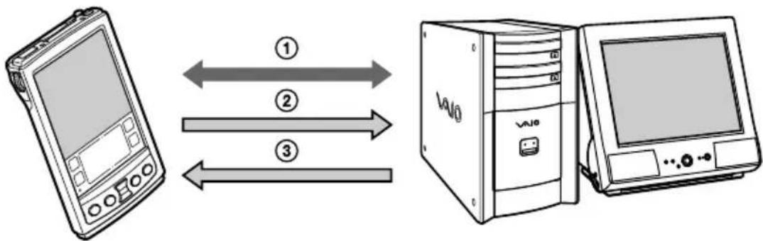 SONY Clié PEG-S320 - What is a HotSync® operation? - 1
