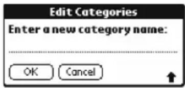 Edit Categories Enter a new category name: OK Cancel