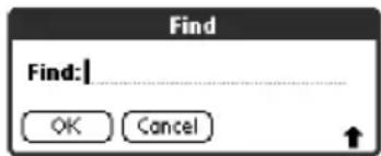 Find Find: | OK Cancel