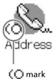 Address mark