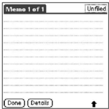 Memo 1 of 1 Unfiled Done Details