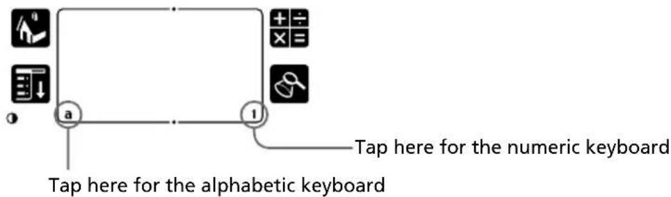 SONY Clié PEG-S320 - Using the onscreen keyboard - 2