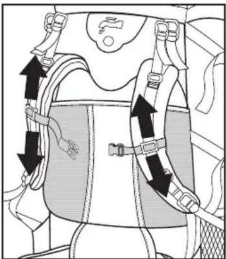 Kelty Squall - Benefits of wearing the belt high on the waist: - 6
