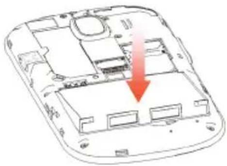 ZTE Tureis - Installing the SIM/microSD Card and Battery - 4