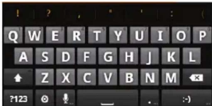 ZTE Tureis - To enable the onscreen keyboard: - 1