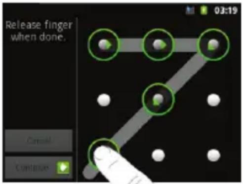 ZTE Tureis - Creating Your Screen Unlock Pattern - 1
