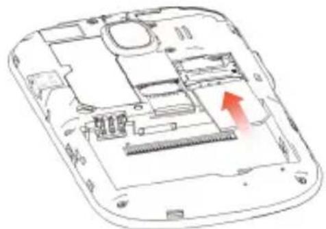 ZTE Tureis - Installing the SIM/microSD Card and Battery - 2