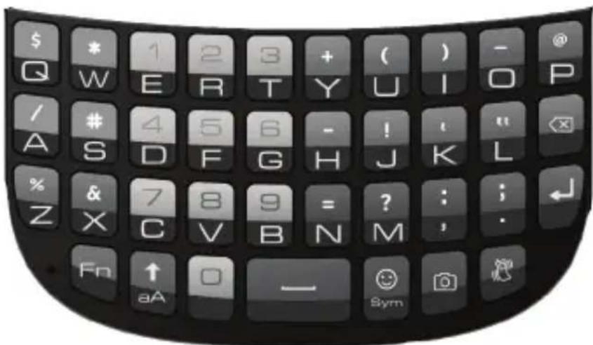 ZTE Tureis - Using the Hardware Keyboard to Enter Text - 1