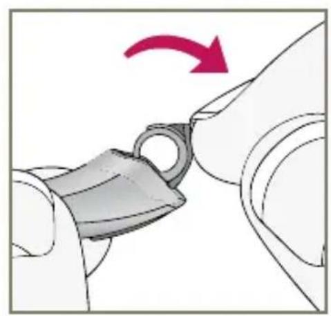 Starkey E Series RIC - To insert or replace the battery: - 1