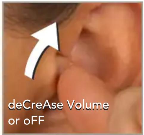 deCreAse Volume or oFF