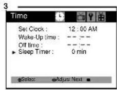 DAEWOO DTQ-19V5FC - Setting the Clock - 3