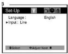 DAEWOO DTQ-19U1FC - Changing the TV's Input - 3