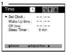 DAEWOO DTQ-19U1FC - Setting the Clock - 1