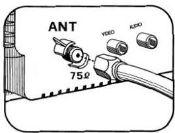 DAEWOO DTQ-19U1FC - Connecting an Antenna - 1
