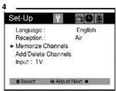 DAEWOO DTQ-19U1FC - Programming Your TV's Channel Memory - 5