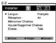 DAEWOO DTQ-13V4FC - Changing the Language of the On-screen Menus - 3
