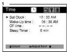 DAEWOO DTQ-13V4FC - Setting the Off Time - 1