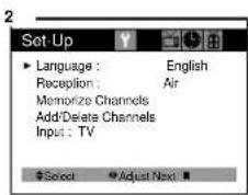 DAEWOO DTQ-13V4FC - Adding/Deleting a channel to memory - 2
