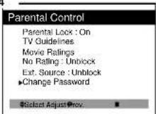 DAEWOO DTQ-13U1FC - Description of Parental Control Settings - 6