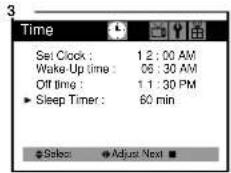 DAEWOO DTQ-13U1FC - Select ▼ Adjust Next ■ - 2