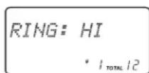 SYLVANIA STC984 - Setting the Ringer Level - 1