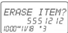 SYLVANIA STC984 - Deleting a Stored Number in the Directory (Phone book) - 1
