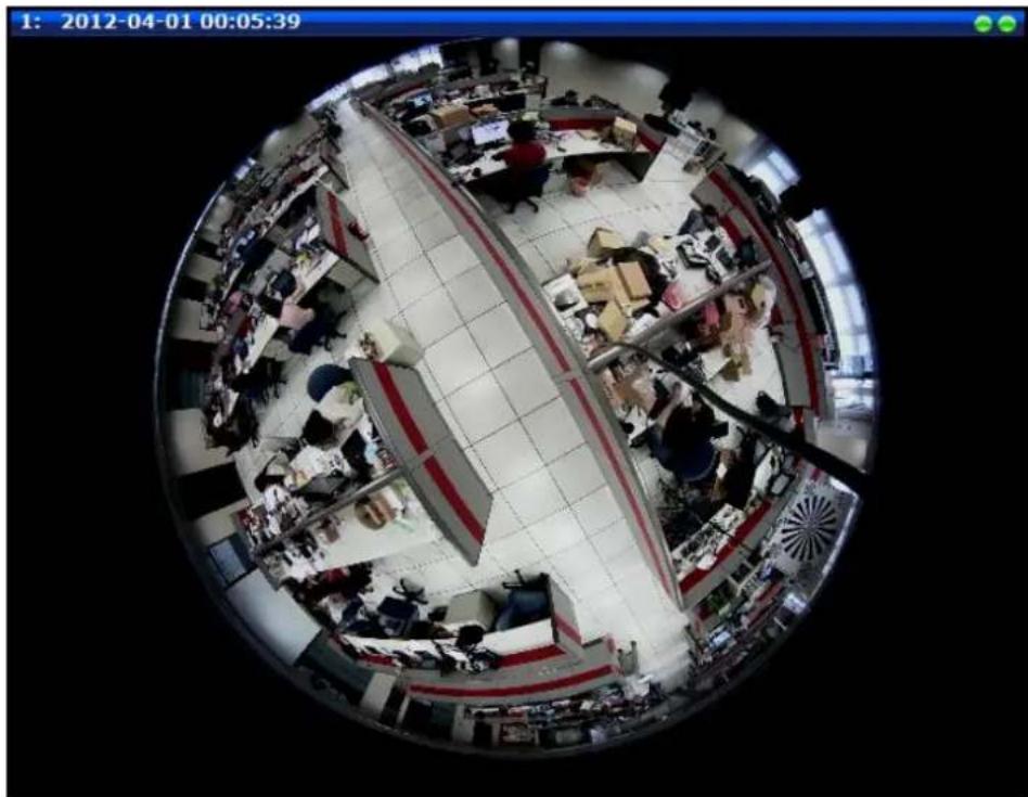 Fisheye aerial view of a busy retail store interior with customers and staff (no visible text or signage)