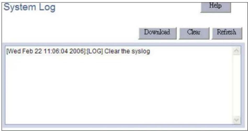 LEVELONE VOI-8002 - System log - 1