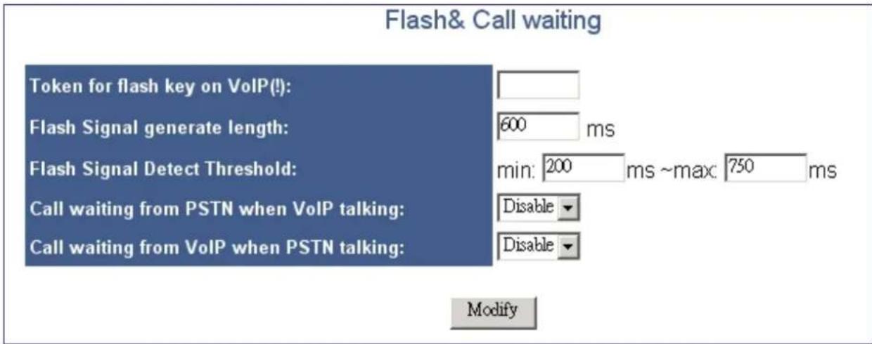 LEVELONE VOI-8002 - Flash & Call waiting - 1