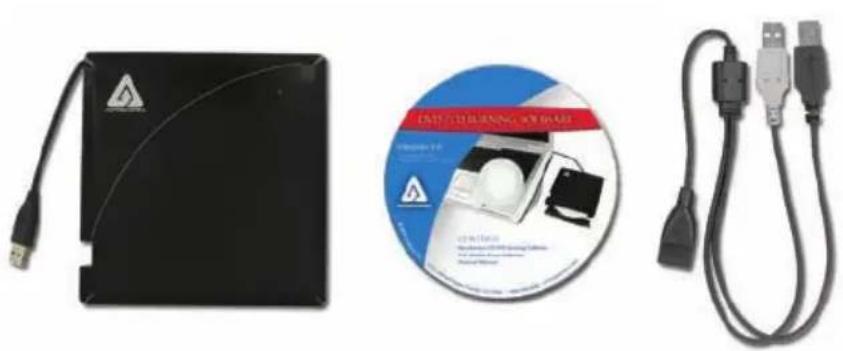 Apricorn EZ-WTR2-DVD - Package Contents - 1