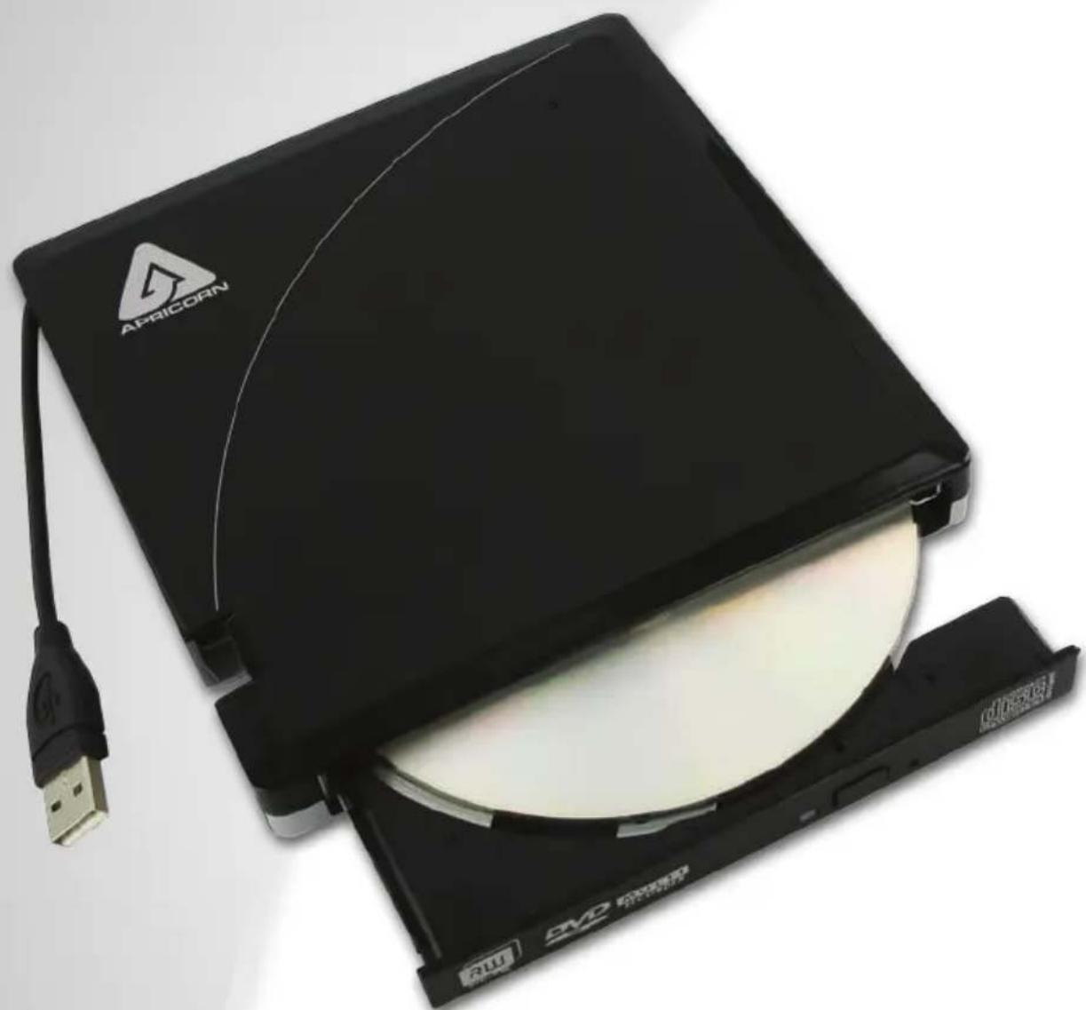 Apricorn EZ-WTR2-DVD - WITH INTEGRATED USB CABLE - 1