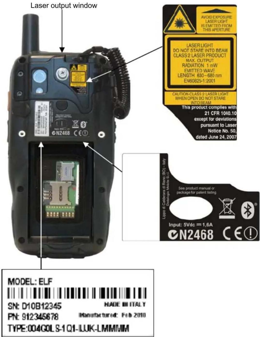 DATALOGIC 94ACC1382 - LASER SAFETY - 1