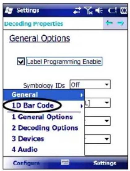 DATALOGIC 94ACC1382 - 1D Barcode Symbology Pages - 1