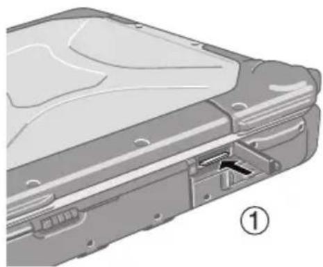 PANASONIC Sprint EVDO - ● Removing a SIM card - 3