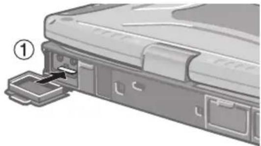 PANASONIC Alltel EVDO - ● Removing a SIM card - 1