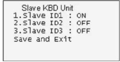 REVO REJCPTZ-1 - Configuration of Master and Slave Keyboards. - 5