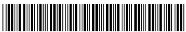 Black and white barcode image with vertical lines on both sides