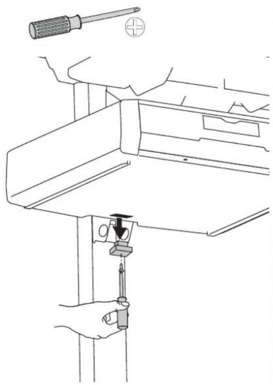 Ergotron 97-851 - Remove plug cover. - 1