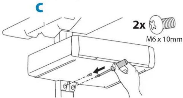 C 2x M6 x 10mm